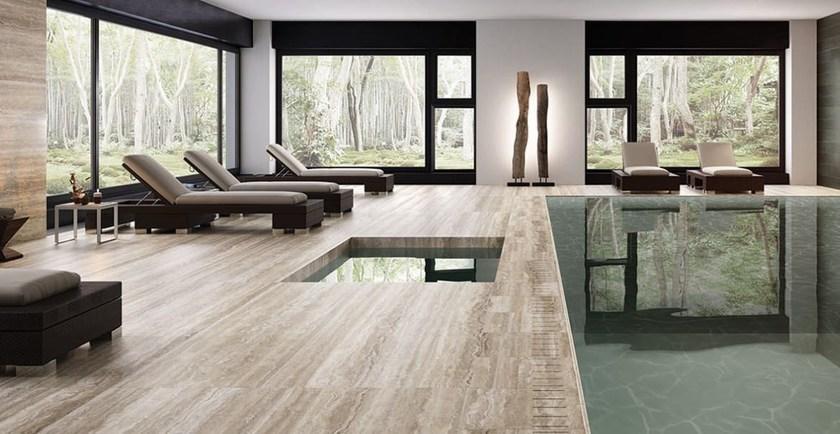 FMG Настенная плитка из керамогранита под мрамор Maxfine travertino sun-id-1466393 - Вид №1