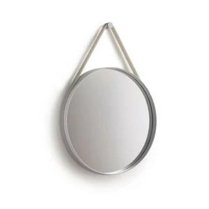 Зеркало Strap настенное D50 серое