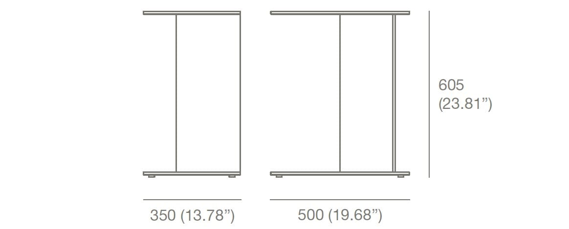 Прямоугольный журнальный столик из закаленного стекла Case LUCENT ARCH-00074458 - Вид №5