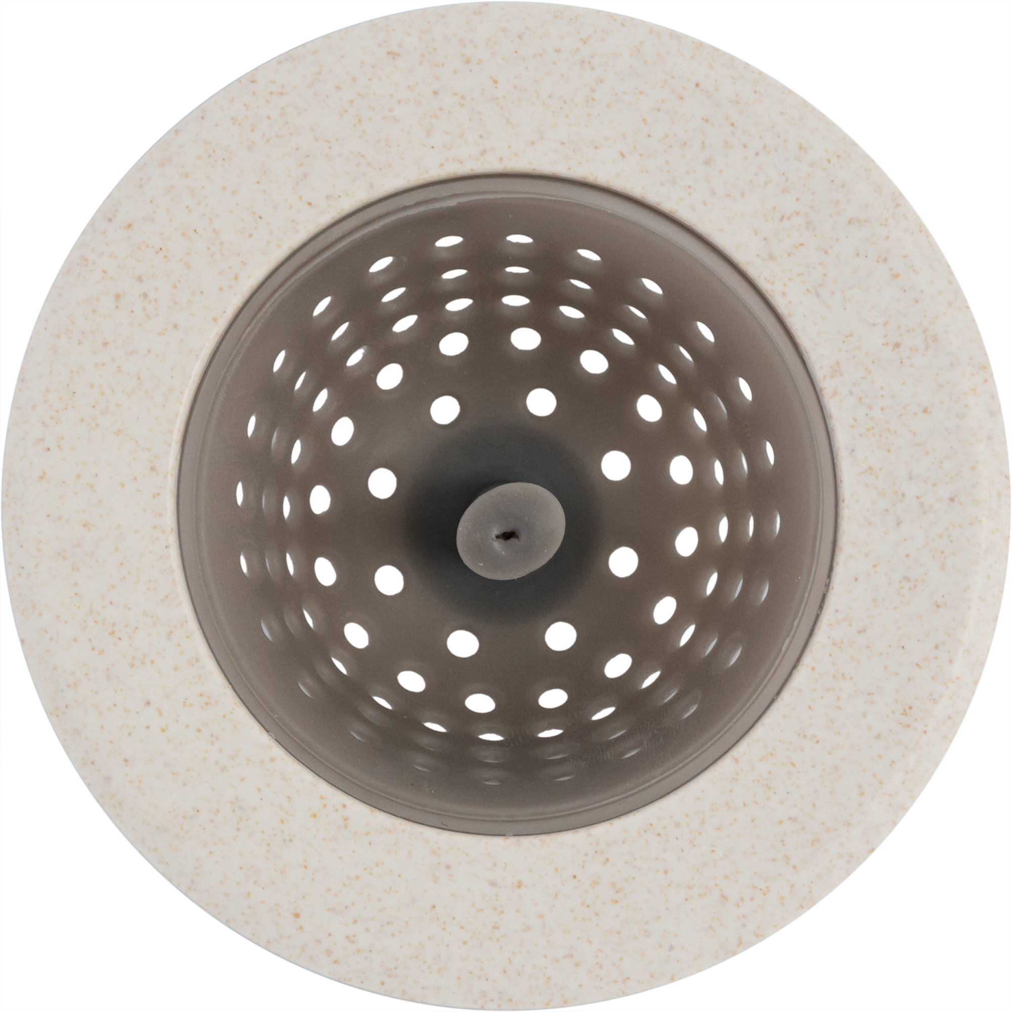 82707687 Ситечко в мойку 11 см пластик цвет серый STLM-0034546 Santreyd
