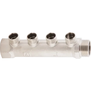 Коллектор с наружной резьбой Valtec на 4 выхода 1"x1/2" VTc.500.N.0604 10527009 STLM-2105402