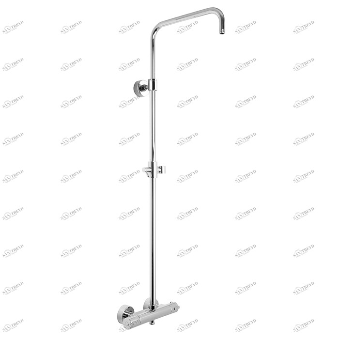 F4085S Смеситель для душа термостатический внешнего монтажа с душевой стойкой FIMA CARLO FRATTINI Wellness 