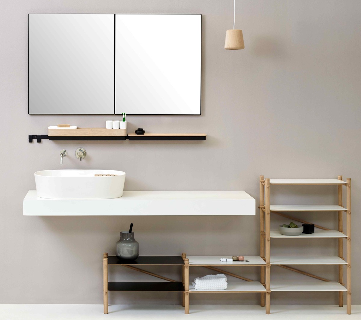 Ex.T ROW 45C Многофункциональная черная рейка EXROW45C/NE  - Вид №4