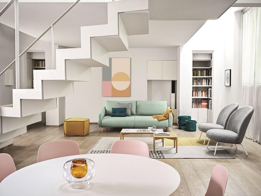 Calligaris 3-х местный тканевый диван sun-id-1454373 - Вид №5