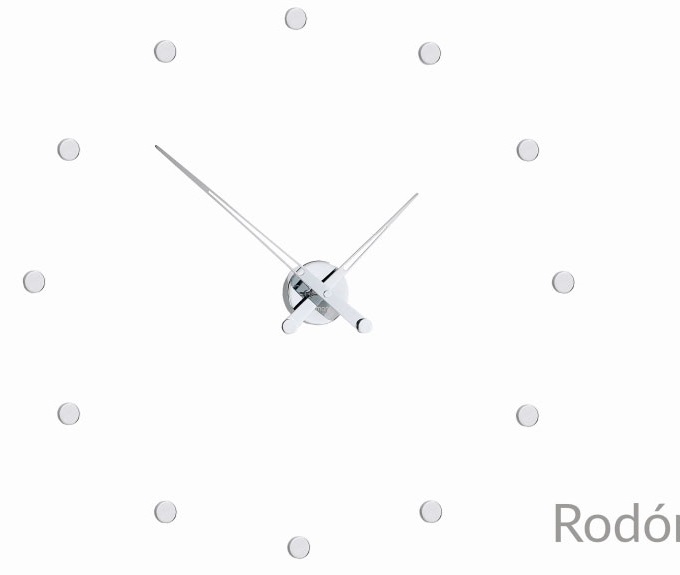 071254 Настенные часы i 12 хром Nomon Rodon 