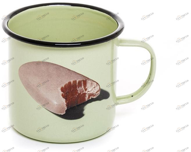 Seletti Кружка из эмалированного металла Seletti wears toiletpaper sun-id-1357291