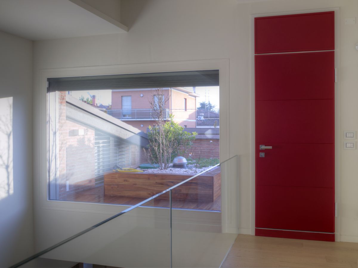 Деревянная бронированная входная дверь для экстерьера Carminati деревянные входные двери и двери ARCH-00112977 - Вид №1