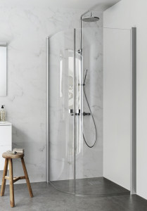 1450424 Душевой Уголок Igloo Pro Round 80X90 Hafa Прозрачный