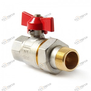 Кран шаровый 3/4 с нак. гайкой баб. Н-В РА PROAQUA 1811616