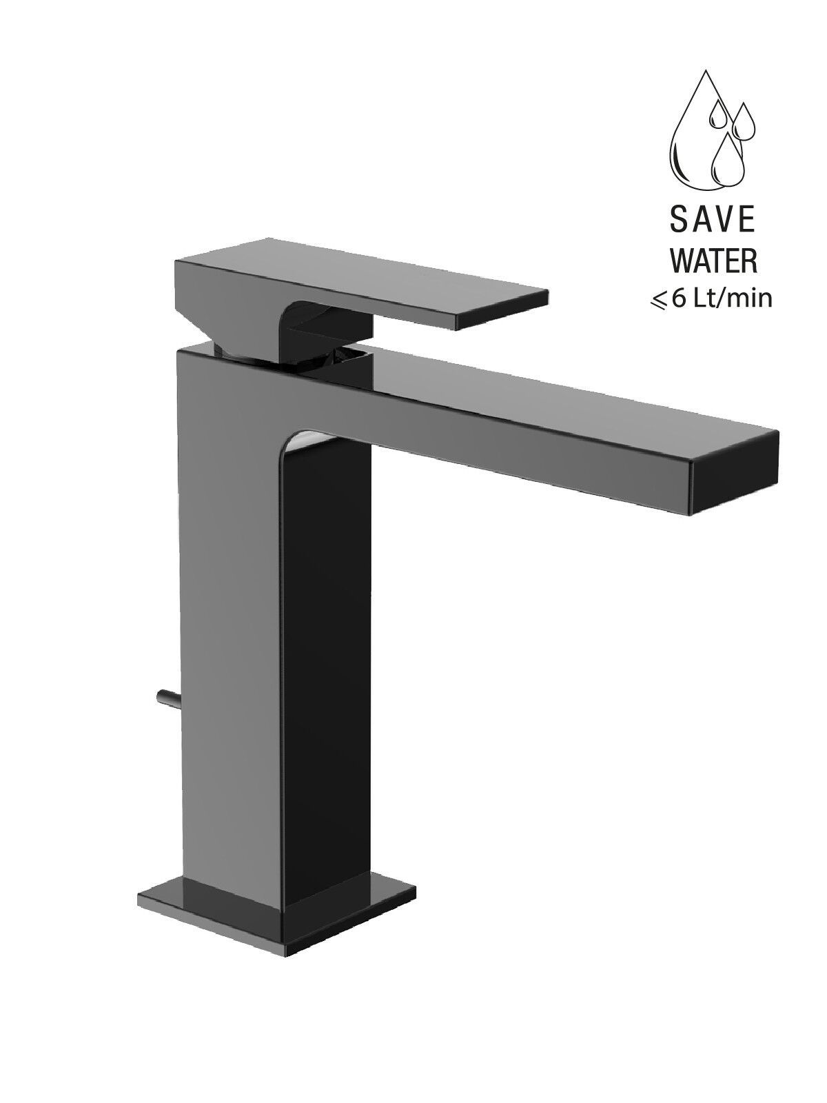 Однорычажный смеситель для раковины с раковиной Rubinetterie Frattini Vita Due ARCH-00058733 - Вид №19