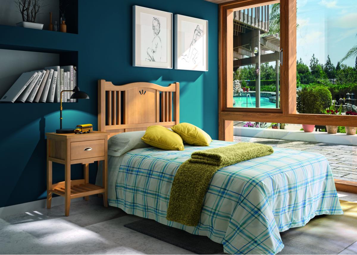 090595 Прикроватная тумба c 1 ящиком Grupo Seys Nantes Santreyd - Вид №1