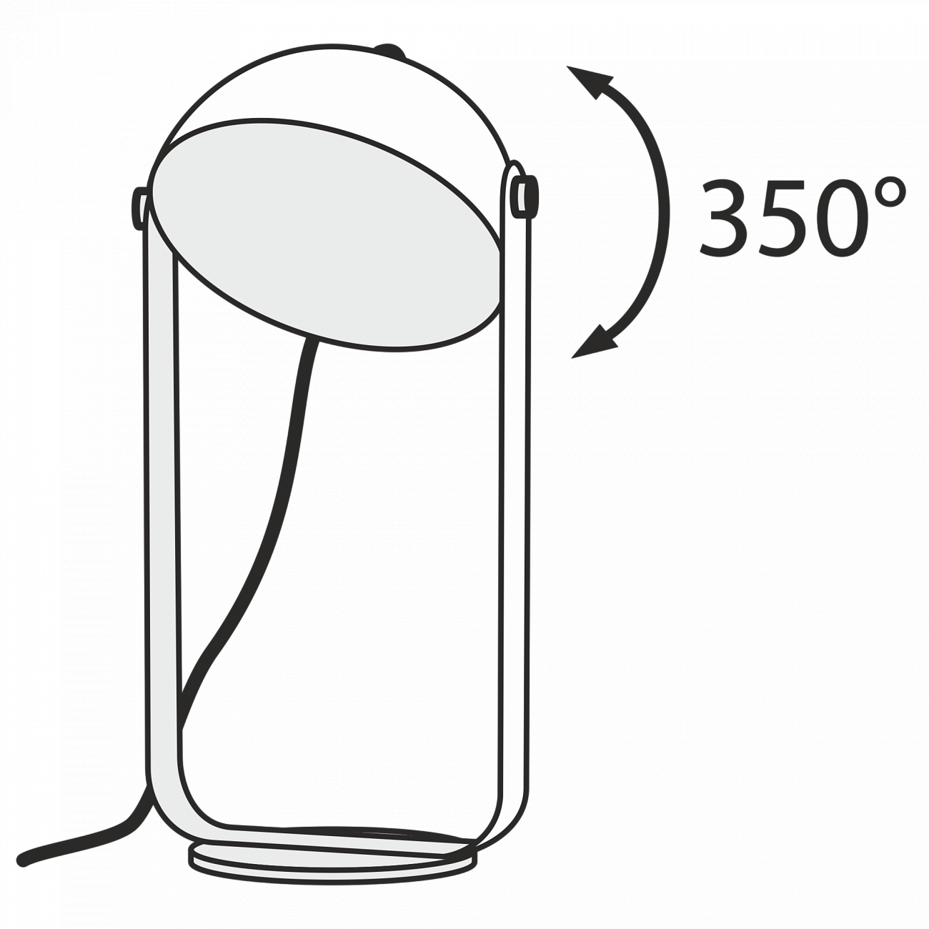 Лампа настольная светодиодная белая Hygge MOD047TL-L5W3K TECHNICAL TECHNICAL 00-3957280 Белый  - Вид №4