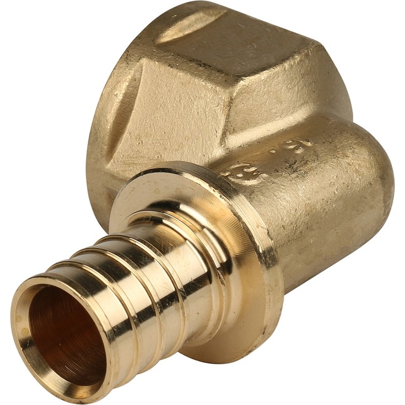 Угольник-переходник ВР 25x1" аксиальный для труб из сшитого полиэтилена STOUT SFA0006002510 - Вид №2