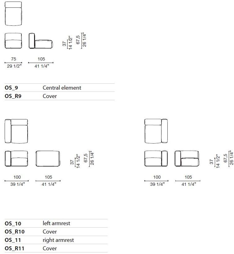 Cappellini Модульный диван со съемным кожухом sun-id-1435214 - Вид №8