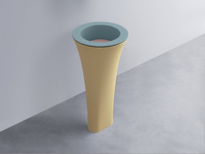 AMLA45-PL+AMPILT-CP+AMCOLT-CN Раковина Amedeo Tondo отдельностоящая cielo Enjoy + Amedeo