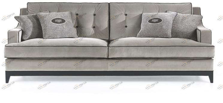 Gianfranco Ferré Home 3-х местный бархатный диван Clark Cl2.211.a