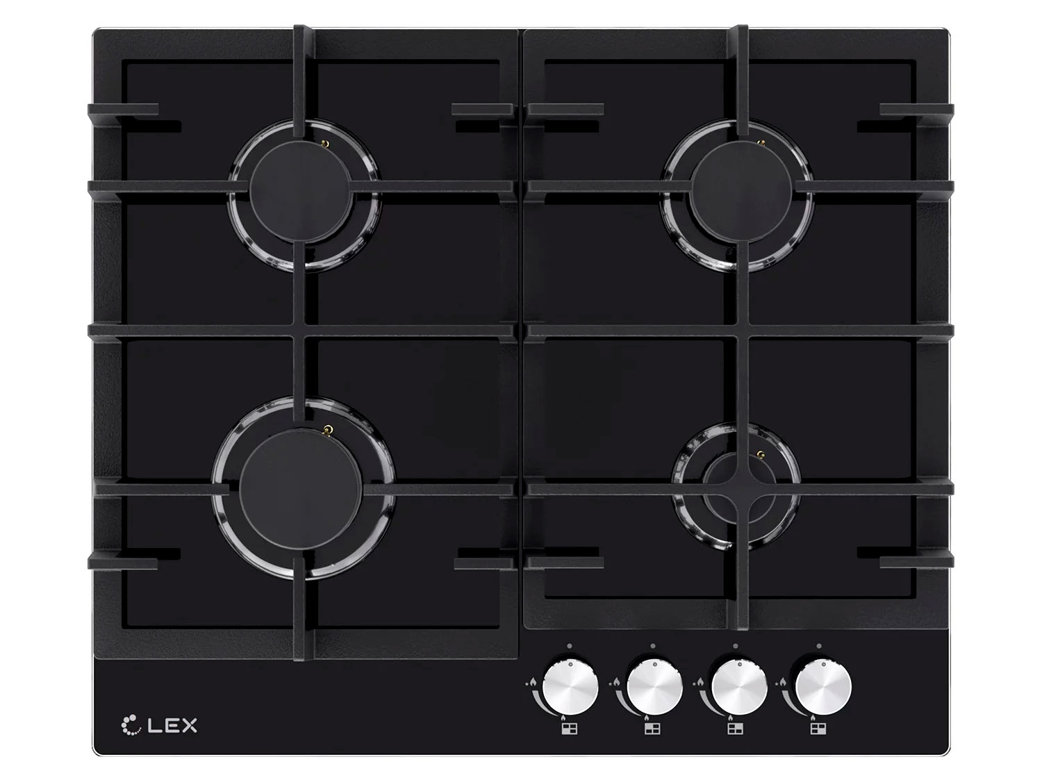 9101413 Газовая варочная поверхность LEX GVG 642A BBL STDN-0133156