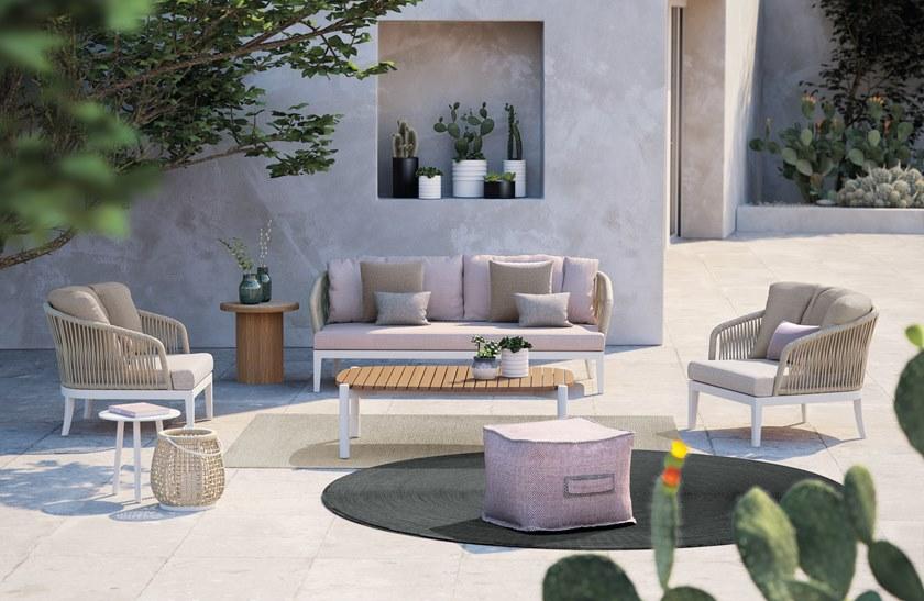 Atmosphera Садовое кресло с подлокотниками из веревки и ткани Dream 2.0 Dr.pl - Вид №3