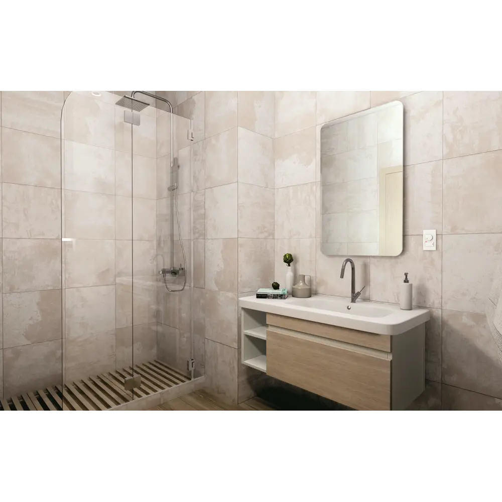 Керамогранит EZ02 40х40 см 1.6 м2 цвет бежевый ECOGRES STLM-2022867 - Вид №9