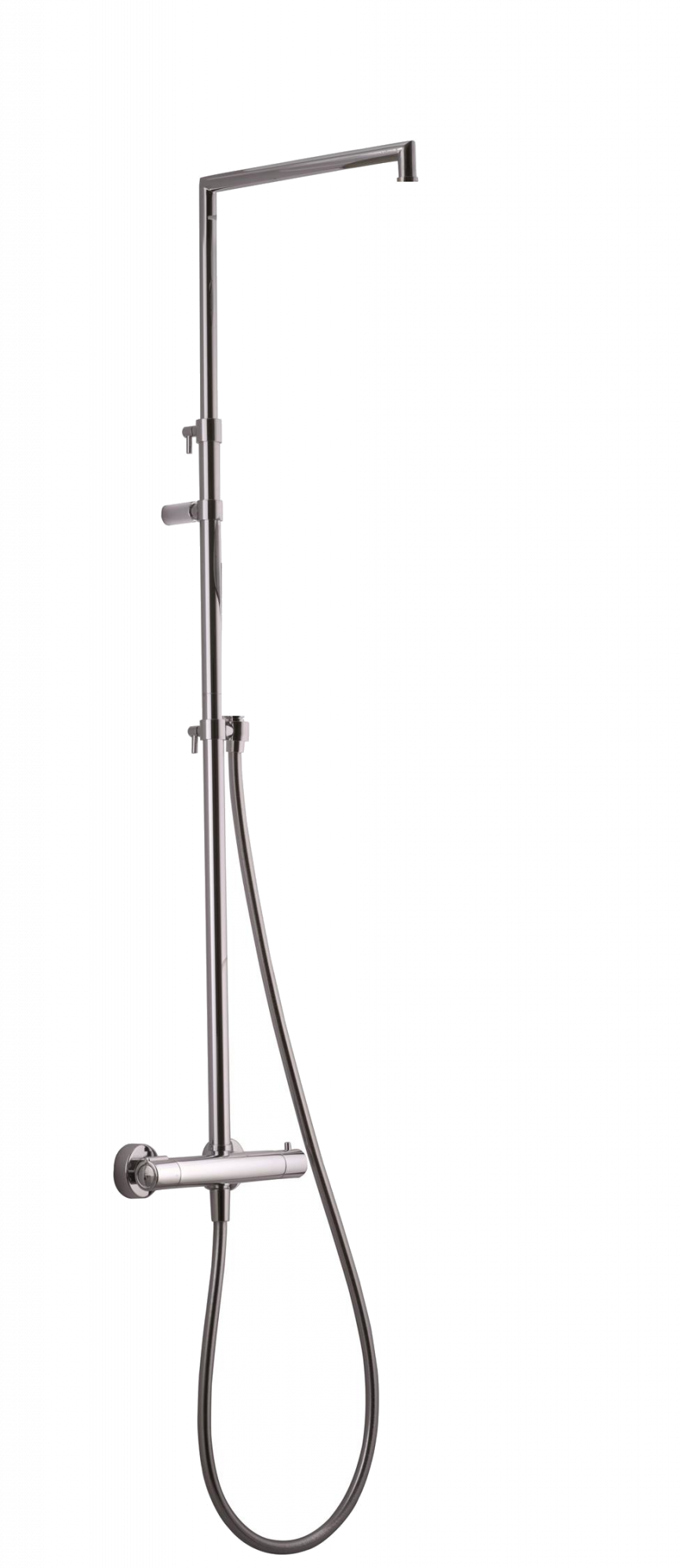 00-0840Q-CR CARIMALI Душевая стойка Rigoletto Square телескопическая одинарная 