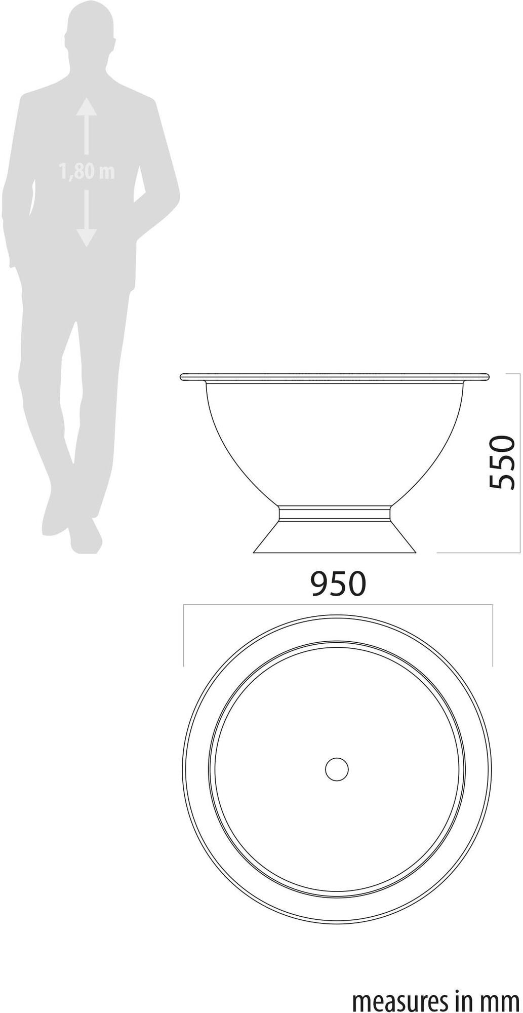 Lazzari Кашпо для общественных мест из чугуна sun-id-1390454 - Вид №3