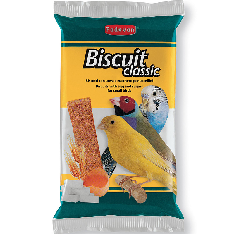 Т00008096 Лакомство для птиц Biscuit Classic бисквиты яичные 30г Padovan 