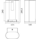 Emco Bad Держатель металлического рулона System2 sun-id-1412989 - Вид №2