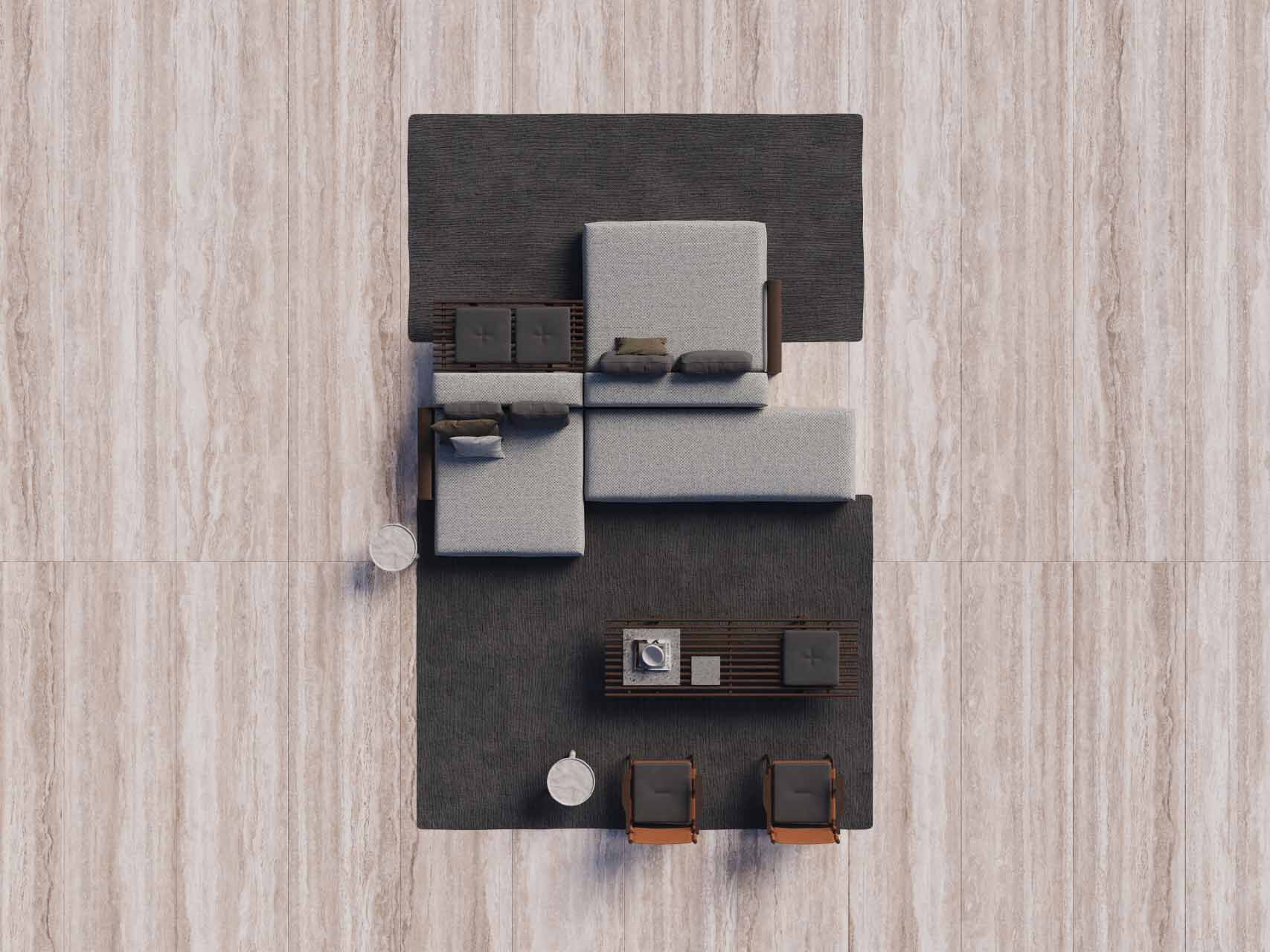 Ткань сад диван Exteta Эльба ARCH-00086973 - Вид №46