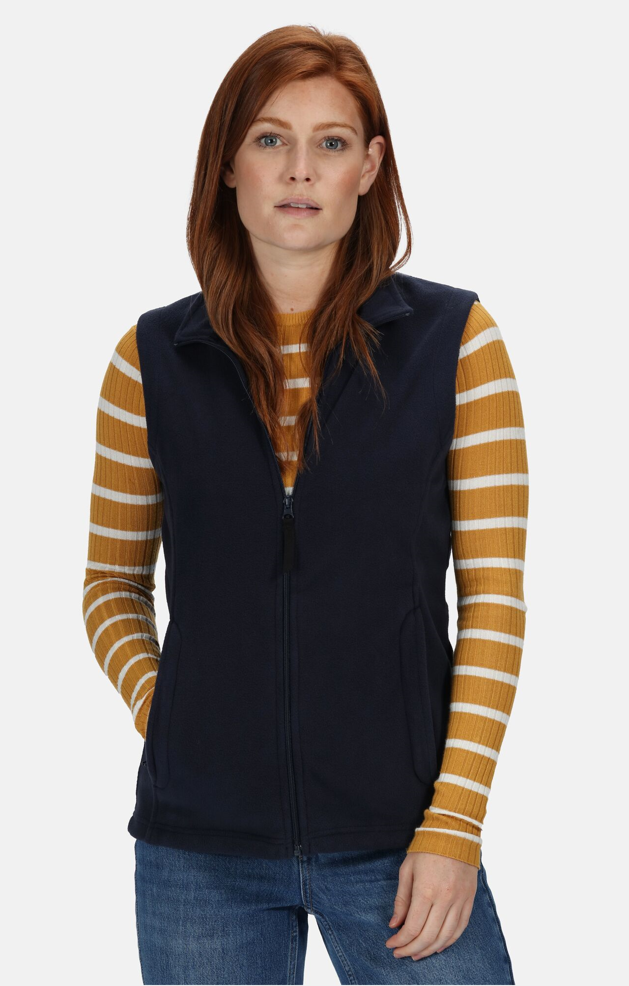 5046522 Жилет РЕГАТТА ПРОФЕШИОНАЛ МИКРО флисовый женский темно-синий  Зимняя спецодежда  размер 44-46(12)  - Вид №2