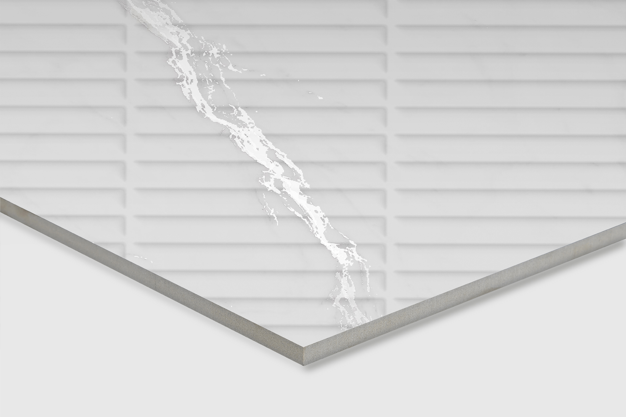 Белоснежный мраморный керамогранит CORALINA WHITE DECOR CP4003-D Arcadia Ceramica - Вид №6