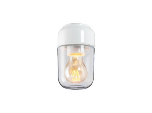 Настенный светильник / потолочный светильник из стекла и фарфора