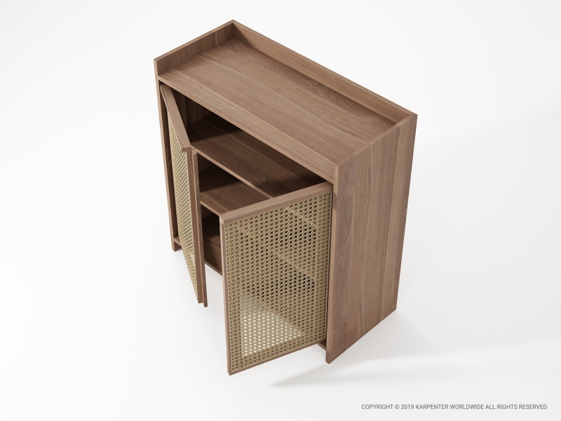 594_1251 Комод горизонтальный с 2 ​​дверцами Karpenter ROOTS - Вид №2