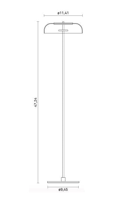 Светодиодный торшер из опалового стекла Nuura Blossi ARCH-00141745 - Вид №7