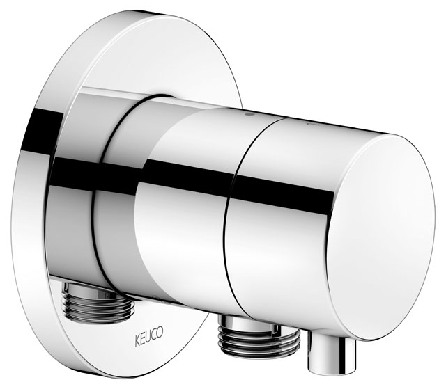 59556011101 Встраиваемый переключатель на 2 потребителя с выводом для шланга DN 15 KEUCO IXMO - Вид №1
