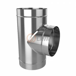 Тройник LAVA 200, нерж. 304 (0,8)