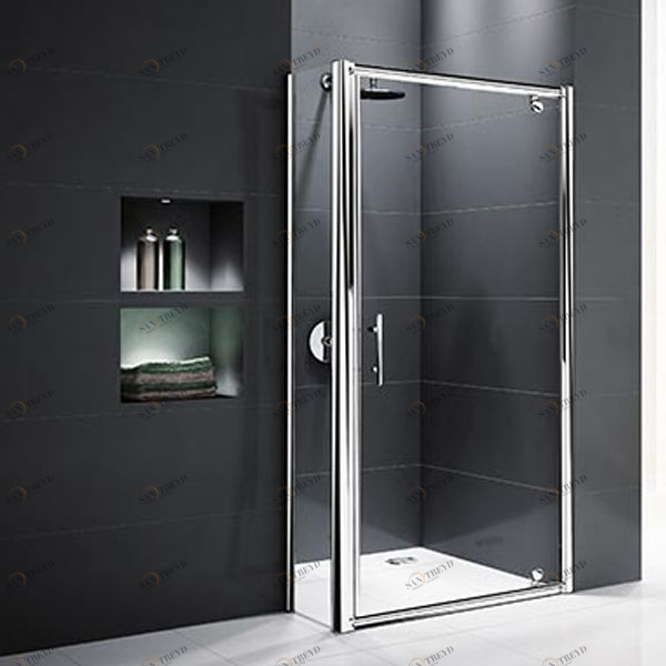 Novellini. Боковая панель 102 см F SPECIAL 1 с серебристым профилем STAR NSTARF961021B