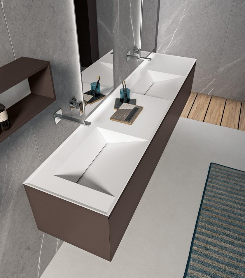 BMT Тумба под умывальник подвесная двойная Ikon Ik-02 - Вид №2