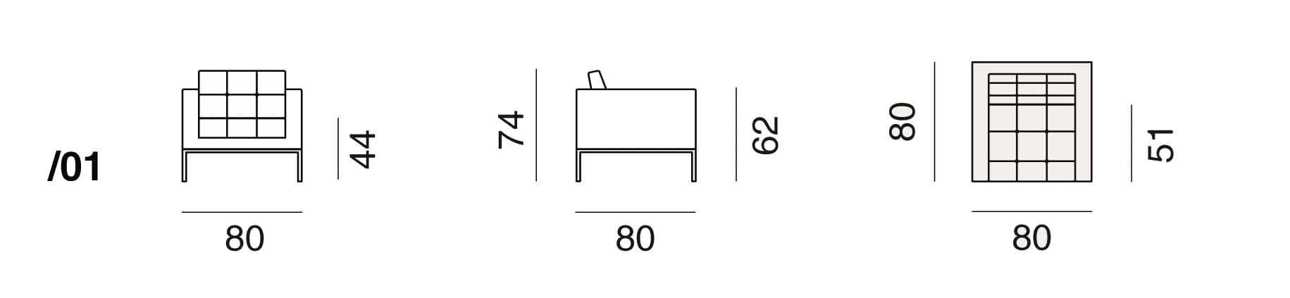 Кожаное кресло с подлокотниками de Sede DS-159 ARCH-00056406 - Вид №3