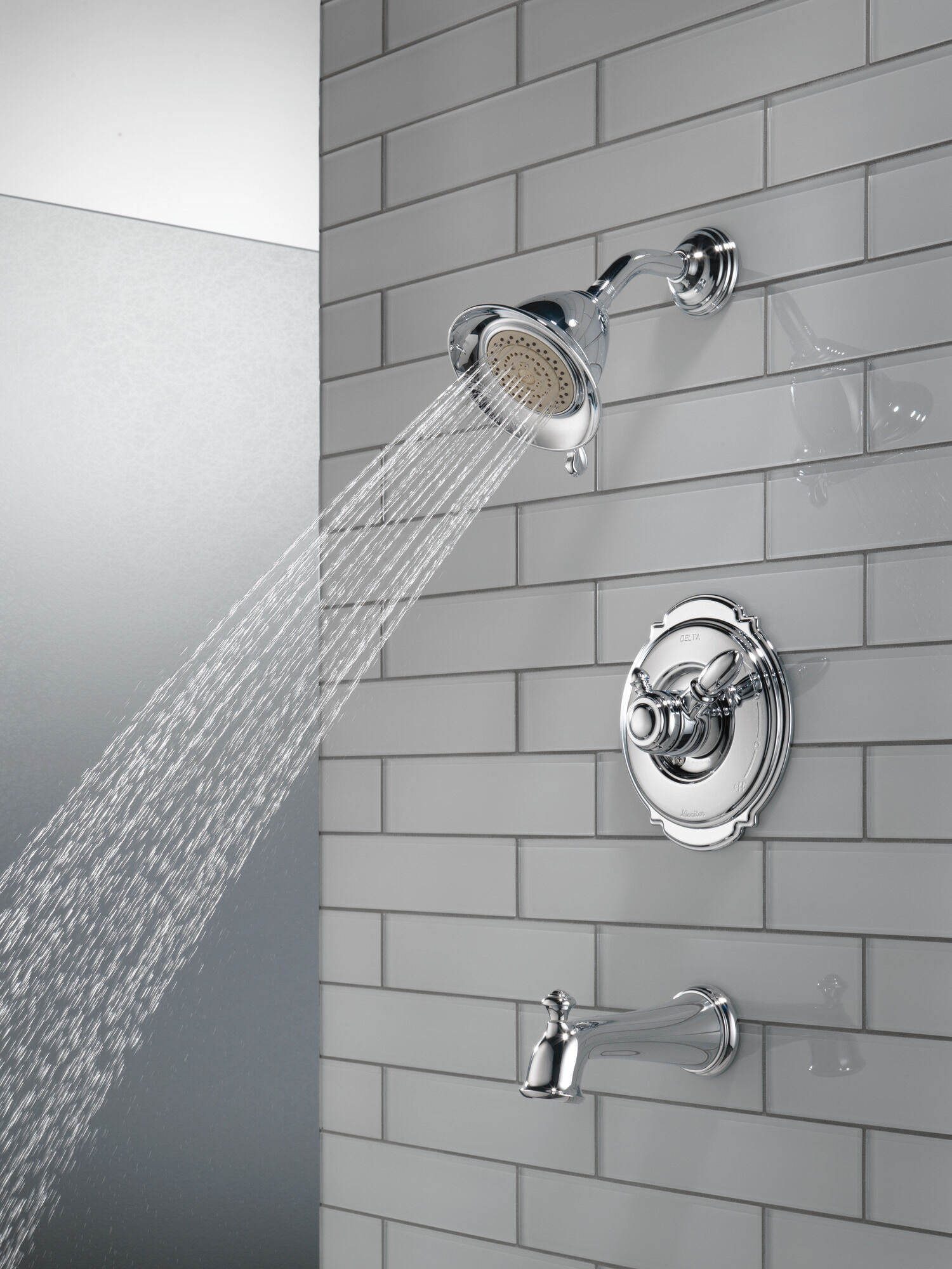 Монитор (R) серии 17 для ванны и душа Delta Faucet VICTORIAN T17455-PT - Вид №4