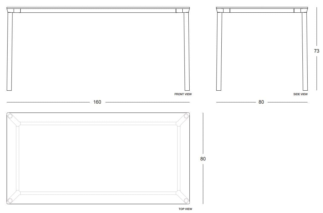 Прямоугольный стол Plank Монца ARCH-00049743 - Вид №5
