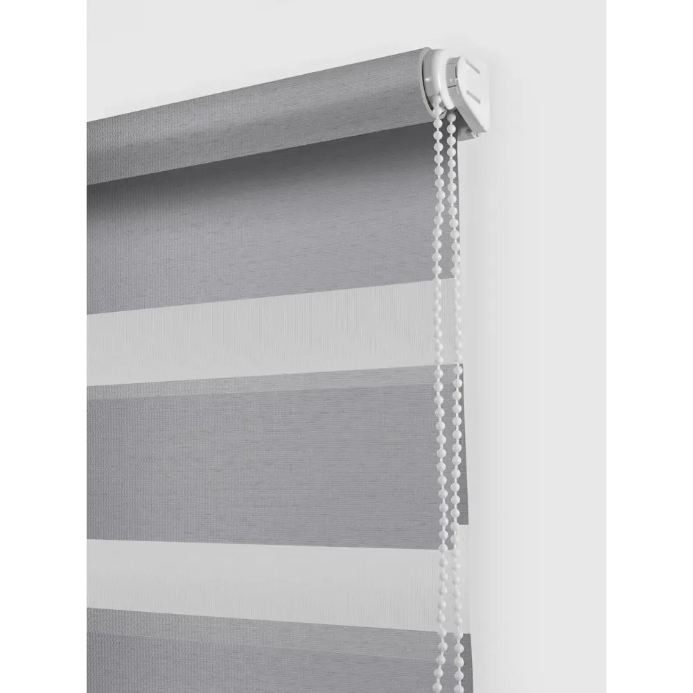 Штора рулонная день-ночь Madrid 40x160 см серая MIAMOZA Коллекция 2024г STLM-2135138 - Вид №1