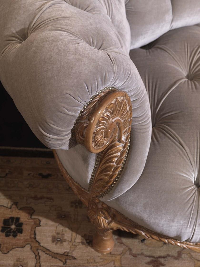 Bellotti Ezio Стеганый 4-х местный бархатный диван 4880 4880  - Вид №5