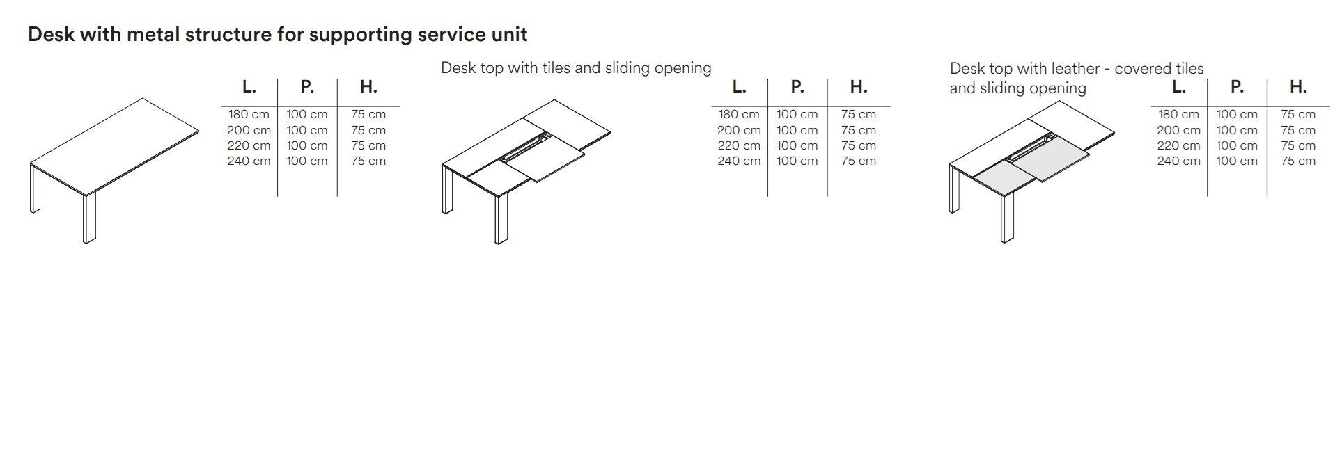 Алюминиевый секционный угловой стол FREZZA Ono ARCH-00054057 - Вид №3