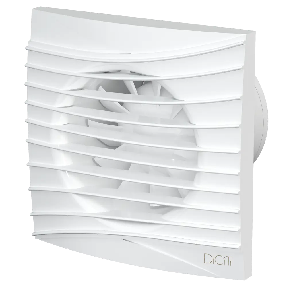 DiCiTi Silent 4C Turbo — бесшумный вытяжной вентилятор с обратным клапаном 83212147 STLM-0039461