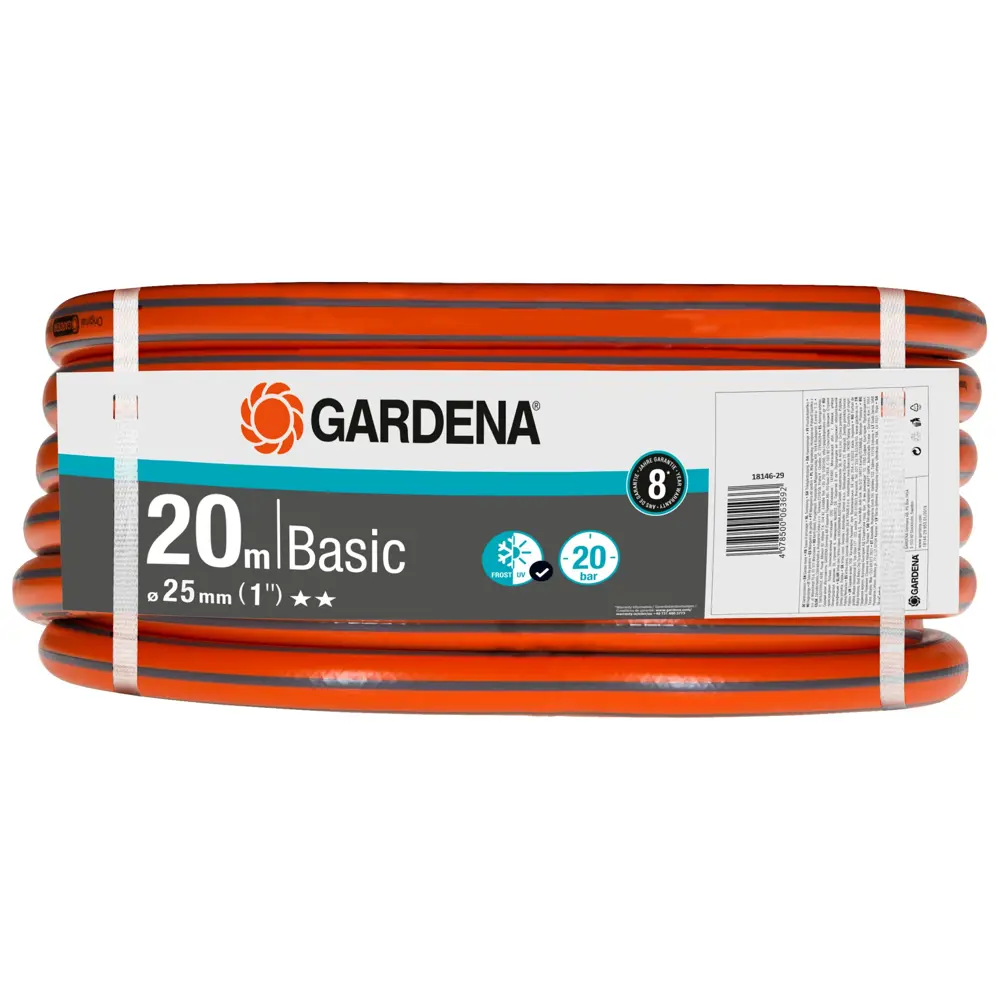 Шланг для полива GARDENA Армированный 1" 20 м ПВХ 83686884 STLM-2140276  - Вид №1