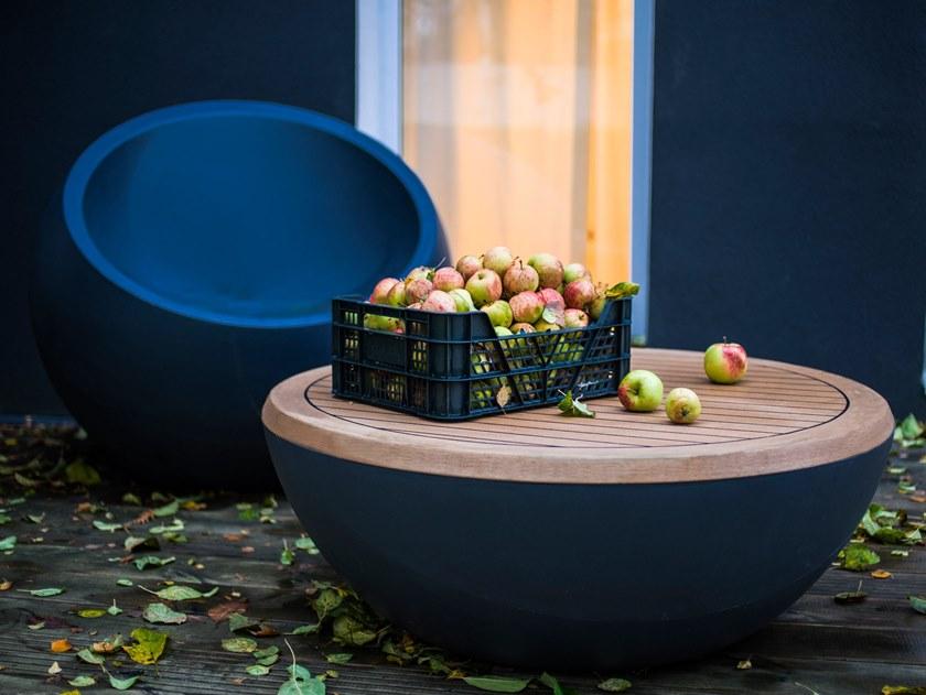 Väliala Круглая скамья из тика без спинки sun-id-1438892 - Вид №4