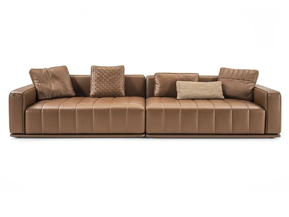 Кожаный модульный диван Vittoria Frigerio Brivio ARCH-00110590