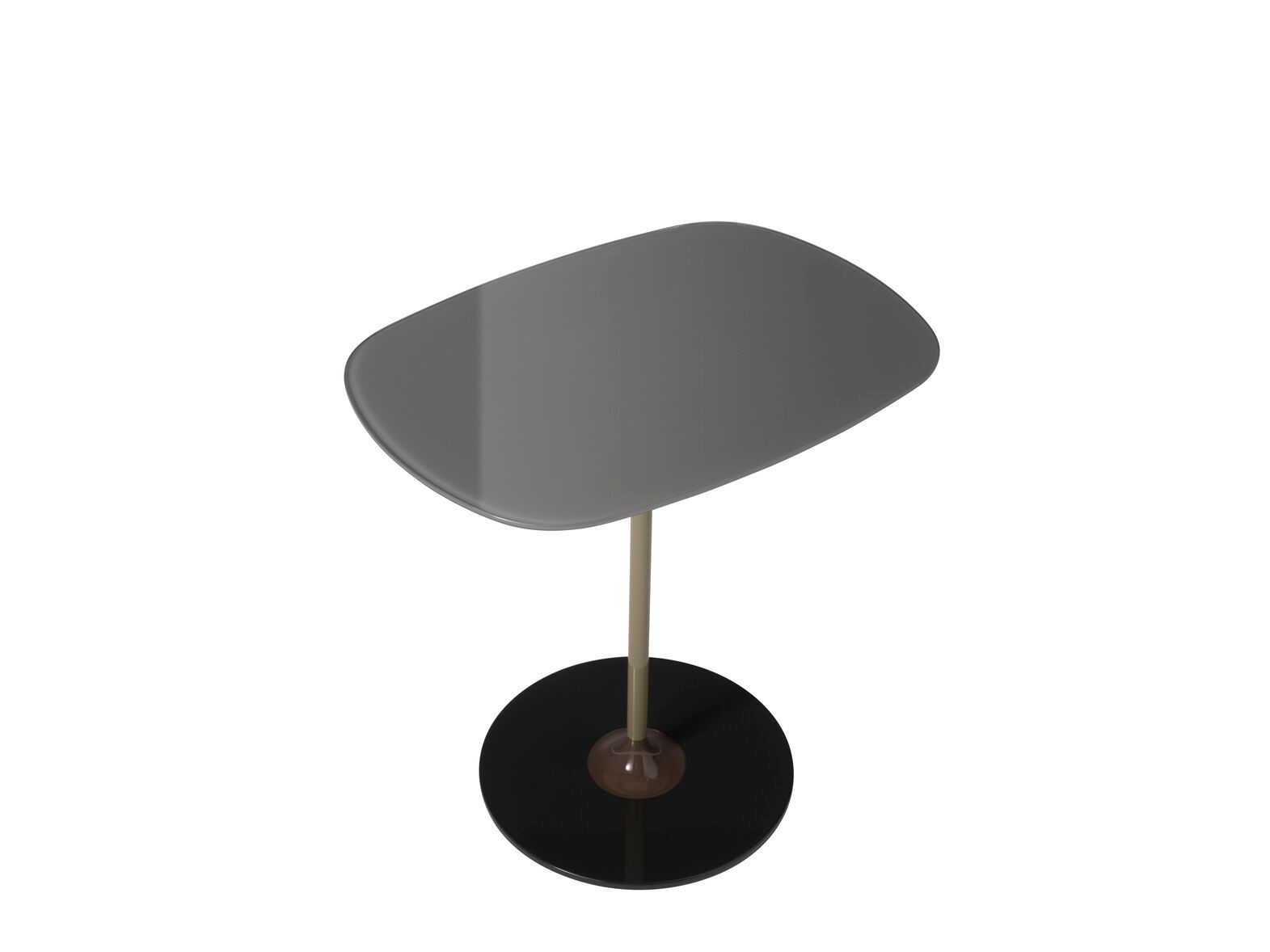 Прямоугольный журнальный столик с хрустальной столешницей и стальным основанием Kartell Тьерри ARCH-00090460 - Вид №35