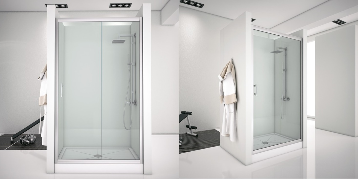 Душевая дверь Aquanet Alfa 150-12, прозрачное стекло 168422 - Вид №1