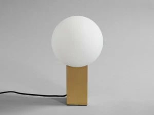 101 Copenhagen Настольная лампа из латуни и опалового стекла Hoop 111207-111084-111085